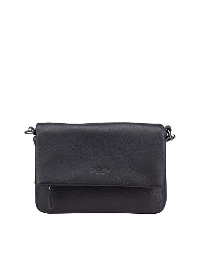 Женская сумка Dr.Koffer из натуральной кожи черная