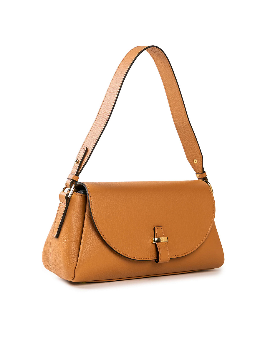 Женская сумка Dr. Koffer из натуральной кожи коричневая