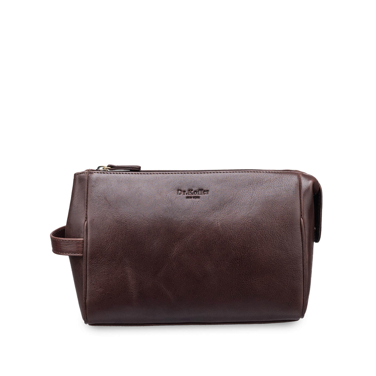 Несессер Dr.Koffer из натуральной кожи коричневый