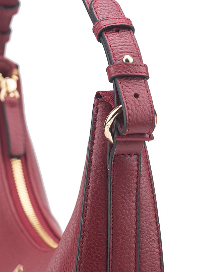 Женская сумка Dr. Koffer из натуральной кожи бордовая