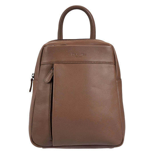 Рюкзак Dr.Koffer из натуральной кожи коричневый