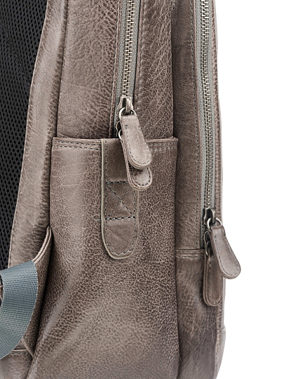 Рюкзак Dr. Koffer из натуральной кожи серый