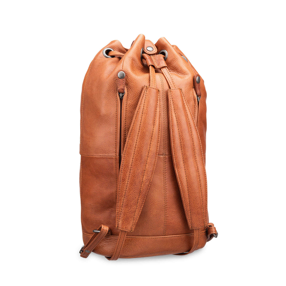 Рюкзак Dr.Koffer из натуральной кожи светло-коричневый