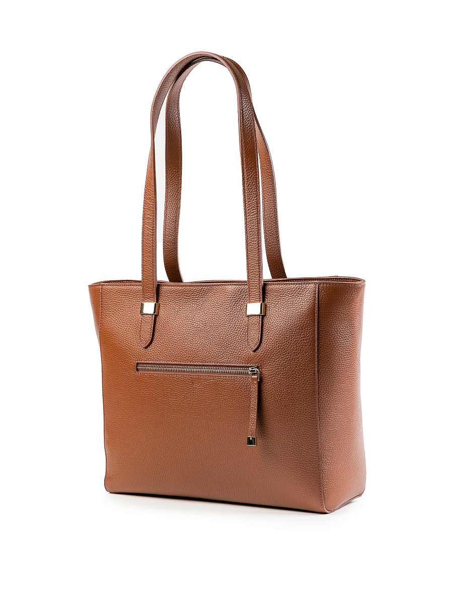 Женская сумка Dr.Koffer из натуральной кожи коричневая