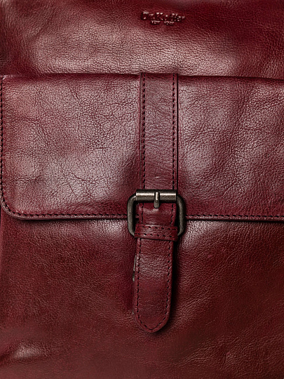 Рюкзак Dr.Koffer из натуральной кожи бордовый