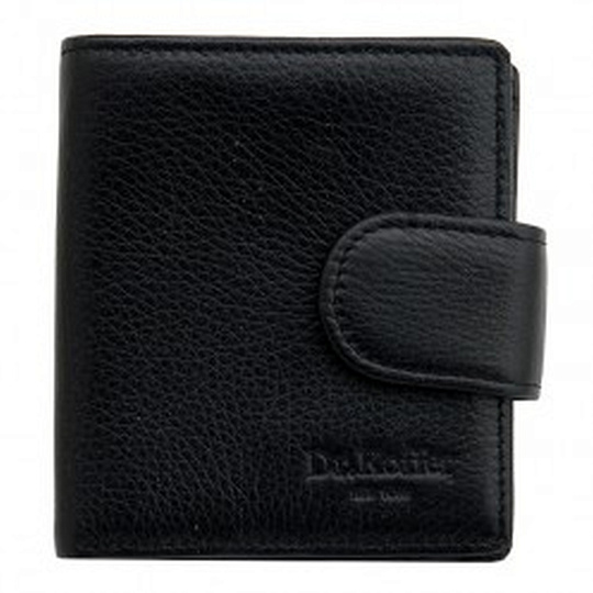 Портмоне Dr.Koffer из натуральной кожи черное