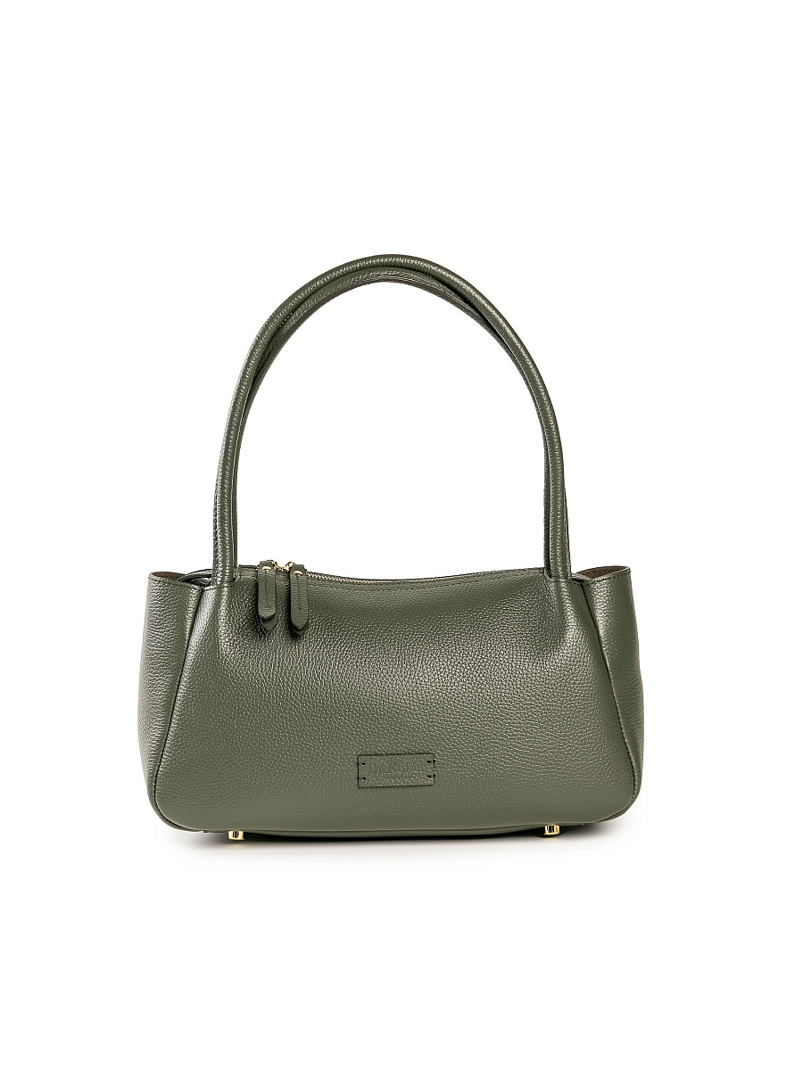 Женская сумка Dr. Koffer из натуральной кожи зеленая