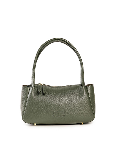 Женская сумка Dr. Koffer из натуральной кожи зеленая