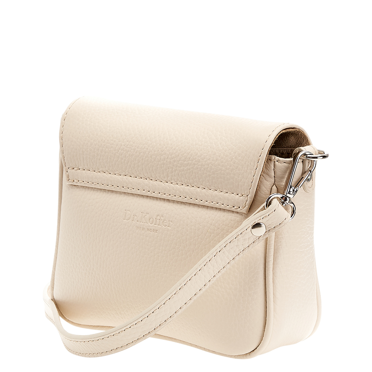 Женская сумка Dr. Koffer из натуральной кожи белая