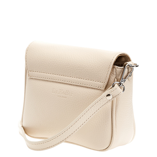 Женская сумка Dr. Koffer из натуральной кожи белая