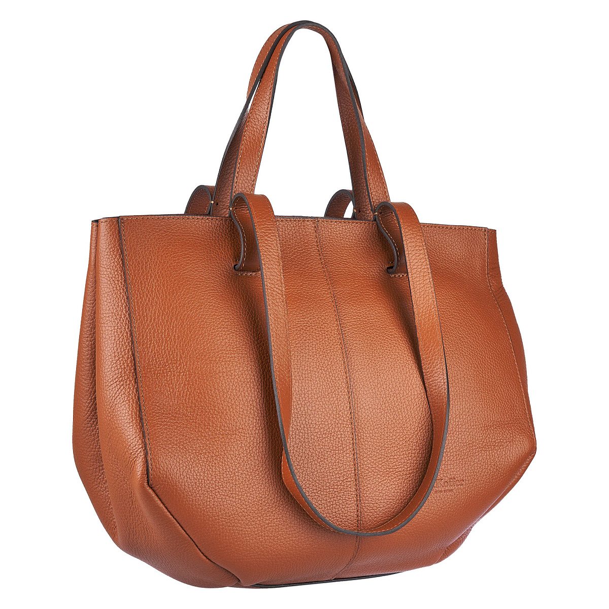 Женская сумка Dr. Koffer из натуральной кожи коричневая