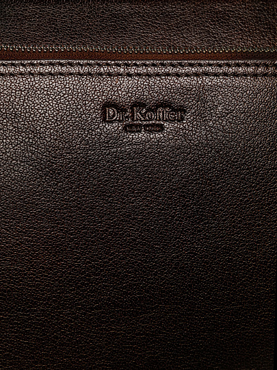 Женская сумка Dr.Koffer из натуральной кожи коричневая