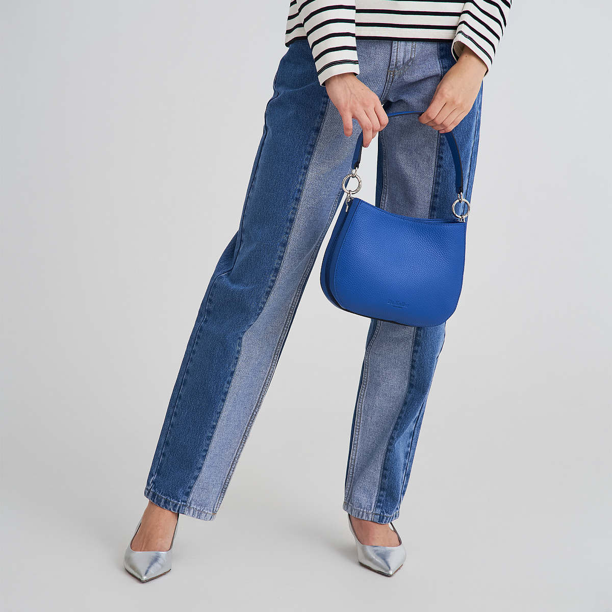 Женская сумка Dr. Koffer из натуральной кожи синяя