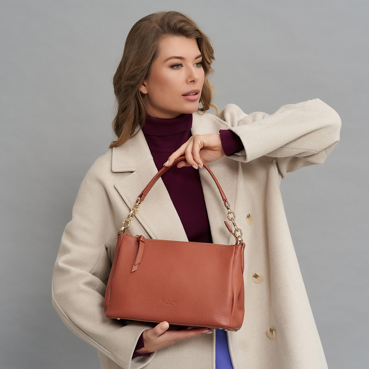 Др.Коффер 7018BR-58 хобо женское