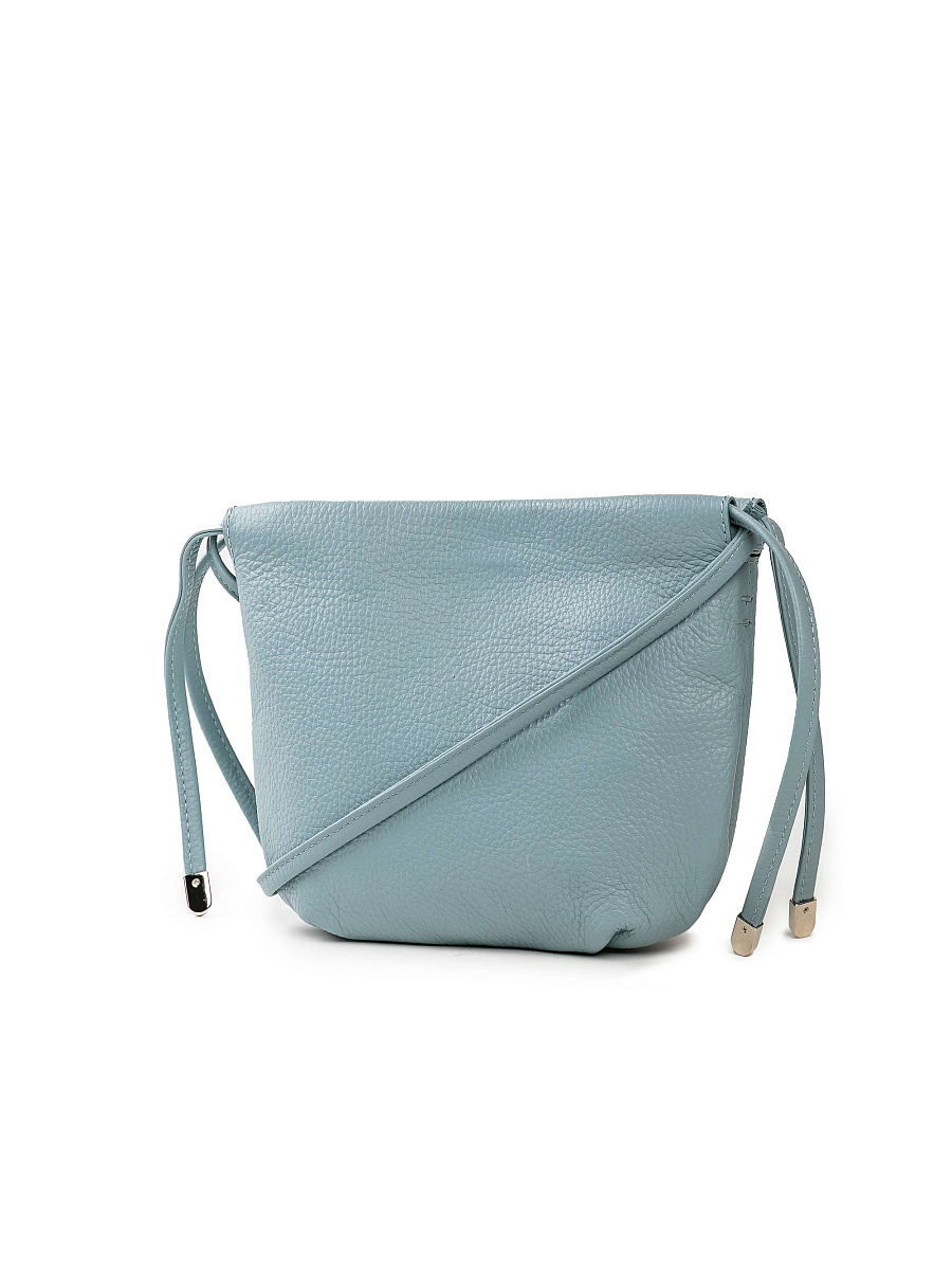 Женская сумка Dr. Koffer из натуральной кожи голубая