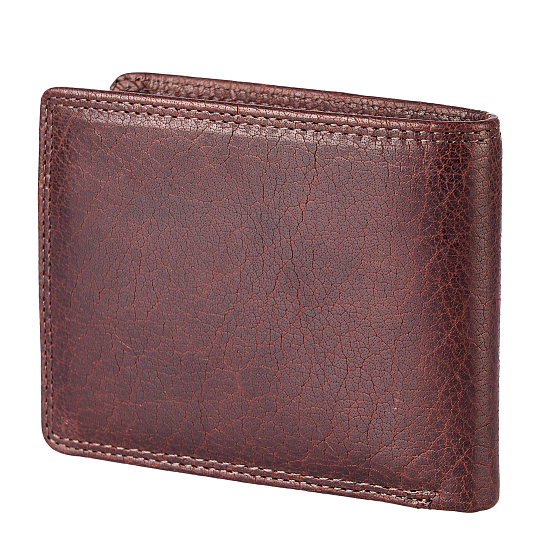 Портмоне Dr.Koffer из натуральной кожи коричневое