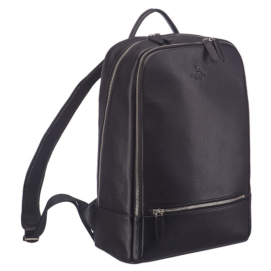 Рюкзак Dr.Koffer из натуральной кожи черный