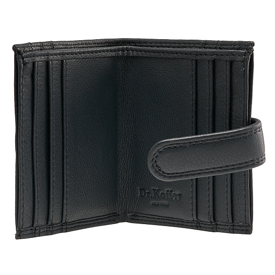 Кредитница Dr.Koffer из натуральной кожи синяя