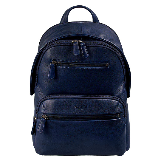 Рюкзак Dr.Koffer из натуральной кожи синий