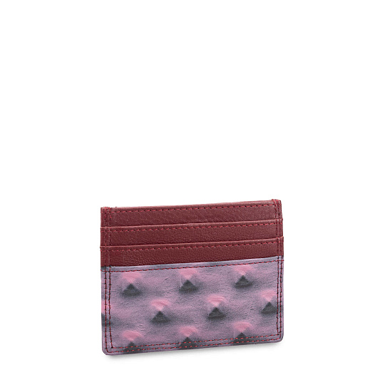 Кредитница Dr.Koffer из натуральной кожи розовая