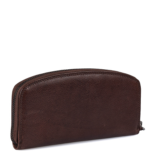 Портмоне Dr.Koffer из натуральной кожи коричневое