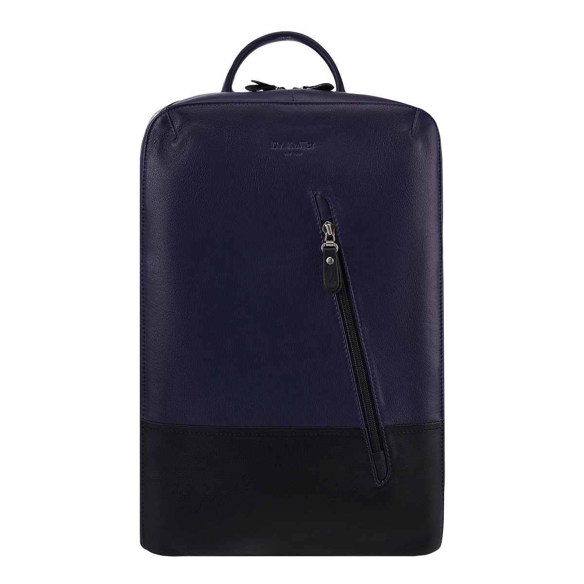 Рюкзак Dr.Koffer из натуральной кожи синий