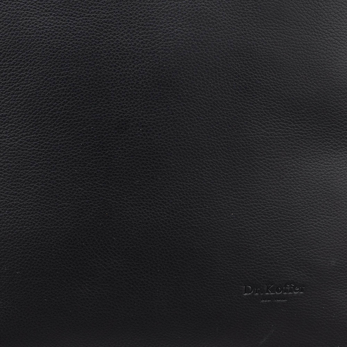 Сумка через плечо Dr.Koffer из натуральной кожи черная