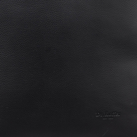 Сумка через плечо Dr.Koffer из натуральной кожи черная