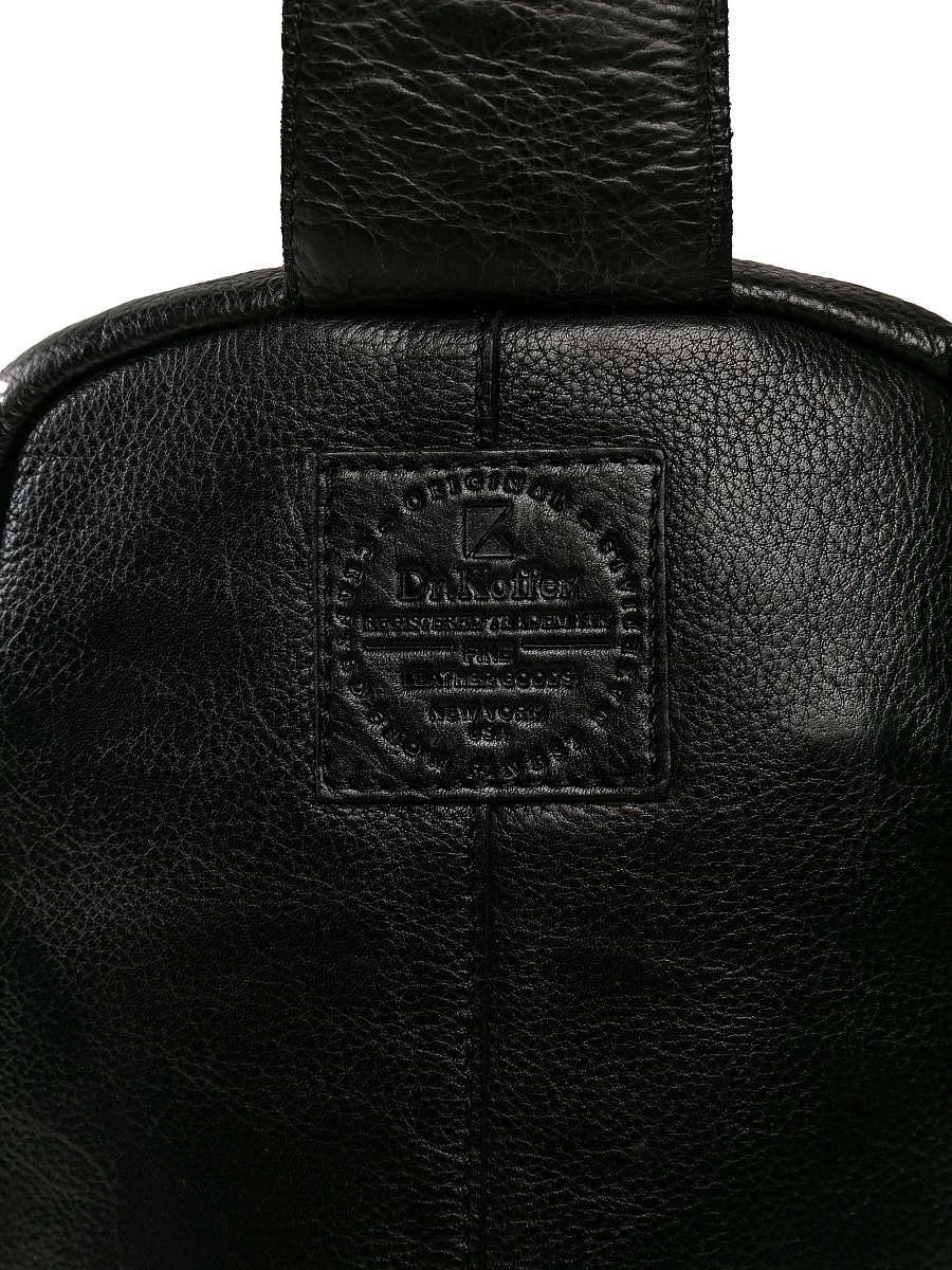 Рюкзак Dr.Koffer из натуральной кожи черный