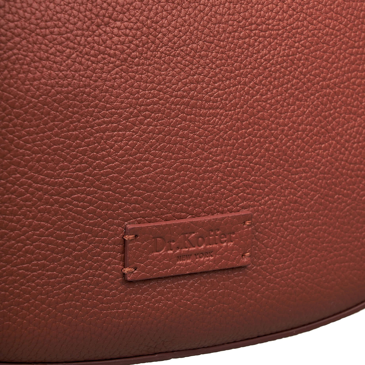 Женская сумка  Dr. Koffer из натуральной кожи оранжевая