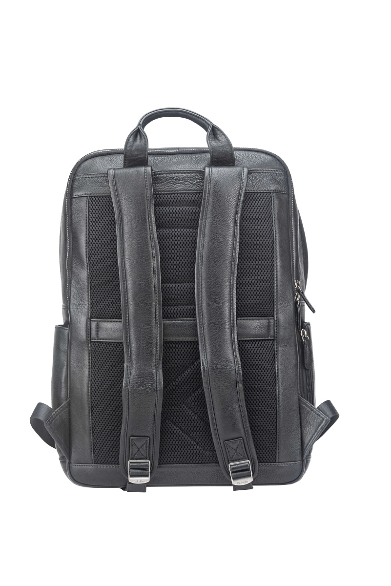 Рюкзак Dr. Koffer из натуральной кожи черный