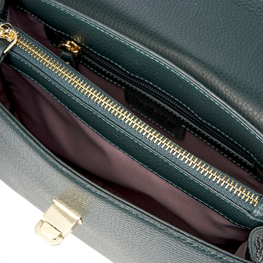 Женская сумка  Dr. Koffer из натуральной кожи зеленая