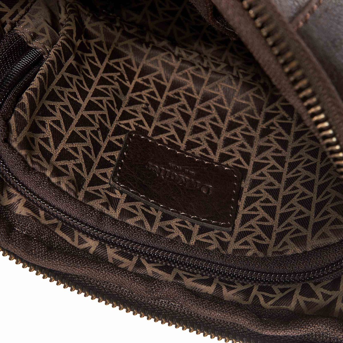 Сумка через плечо Dr.Koffer из натуральной кожи коричневая