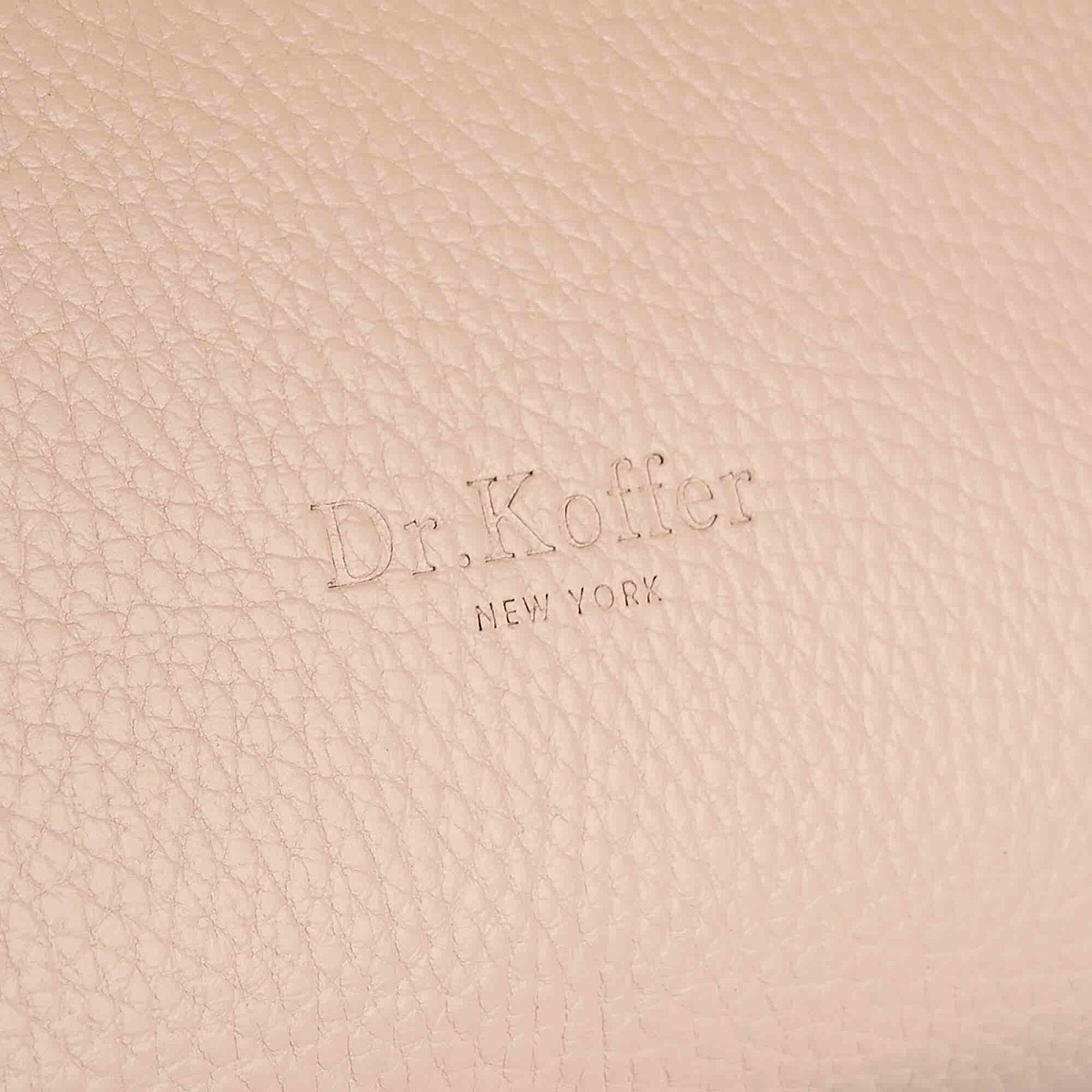 Женская сумка Dr. Koffer из натуральной кожи бежевая