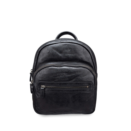 Рюкзак Dr.Koffer из натуральной кожи черный