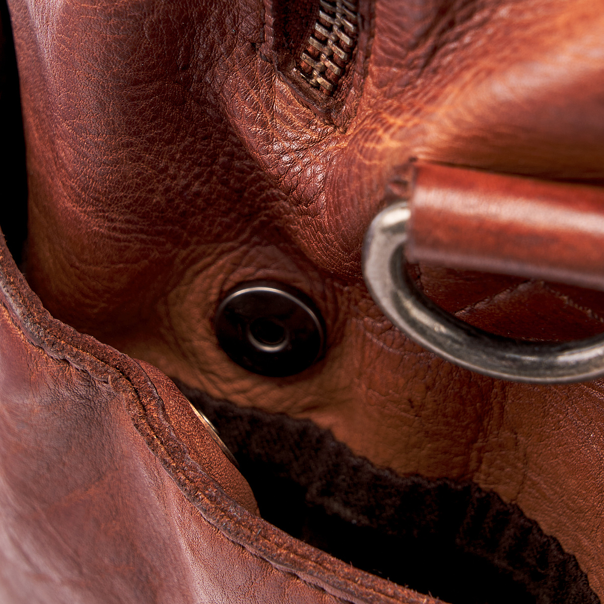 Сумка дорожная Dr.Koffer из натуральной кожи коричневая