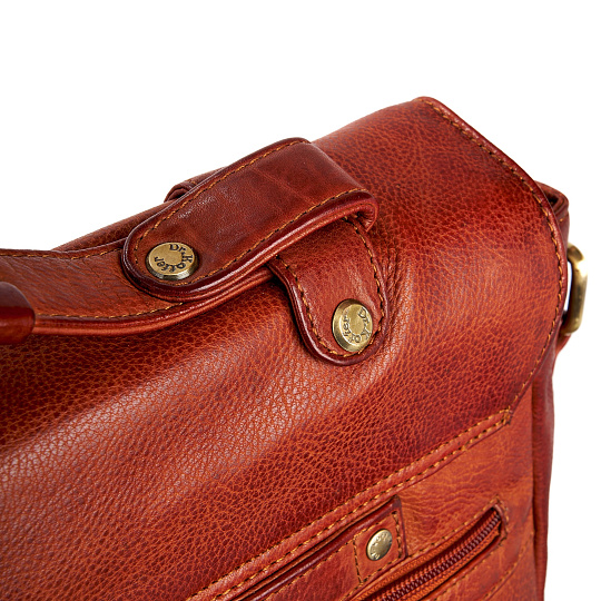 Портфель Dr.Koffer из натуральной кожи светло-коричневый