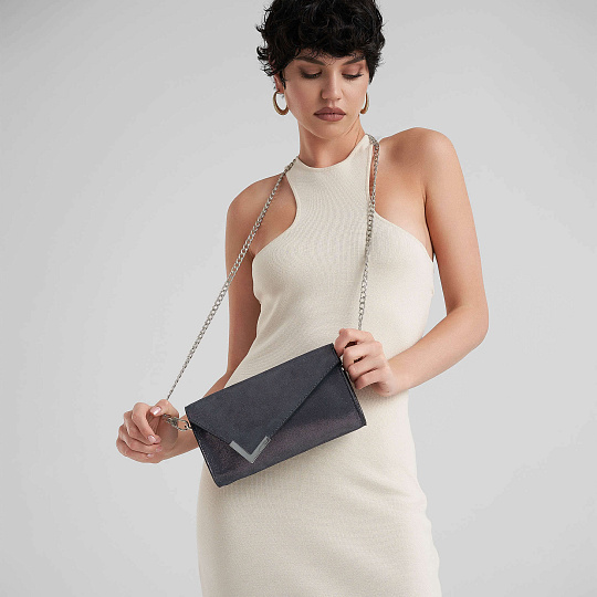 Женская сумка Dr. Koffer из натуральной кожи синяя