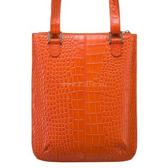 Сумка через плечо Dr.Koffer из натуральной кожи красная