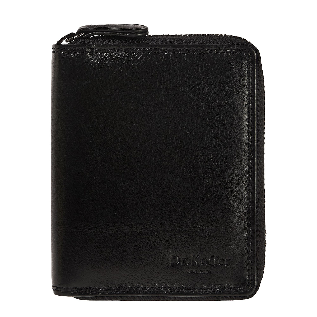 Портмоне Dr.Koffer из натуральной кожи черное