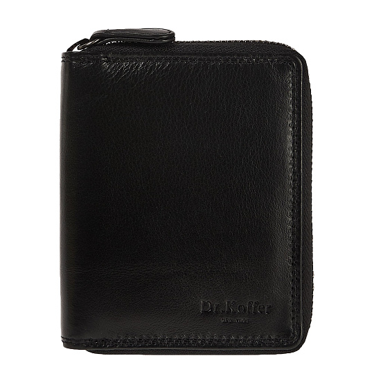 Портмоне Dr.Koffer из натуральной кожи черное