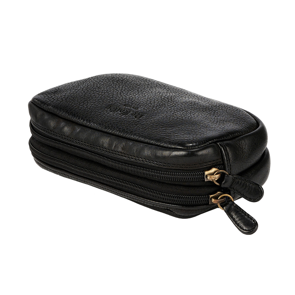 Несессер Dr. Koffer из натуральной кожи черный