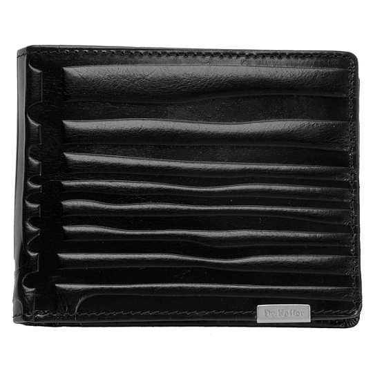 Портмоне Dr.Koffer из натуральной кожи черное