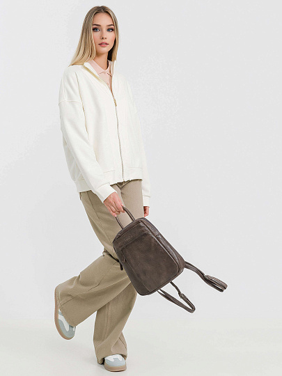 Рюкзак Dr.Koffer из натуральной кожи коричневый