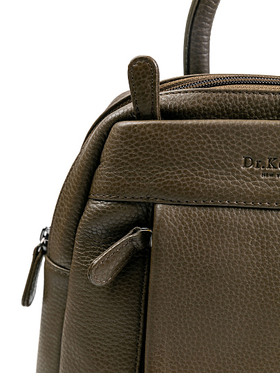 Рюкзак Dr.Koffer из натуральной кожи коричневый