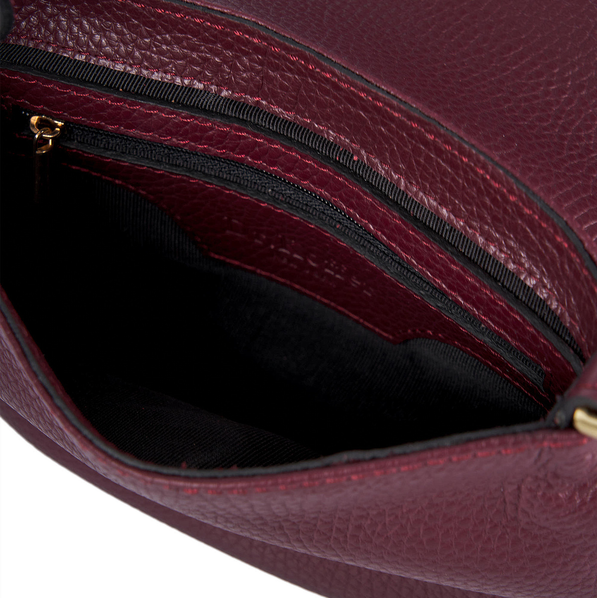 Женская сумка Dr. Koffer из натуральной кожи бордовая