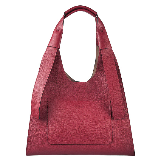 Женская сумка Dr. Koffer из натуральной кожи красная