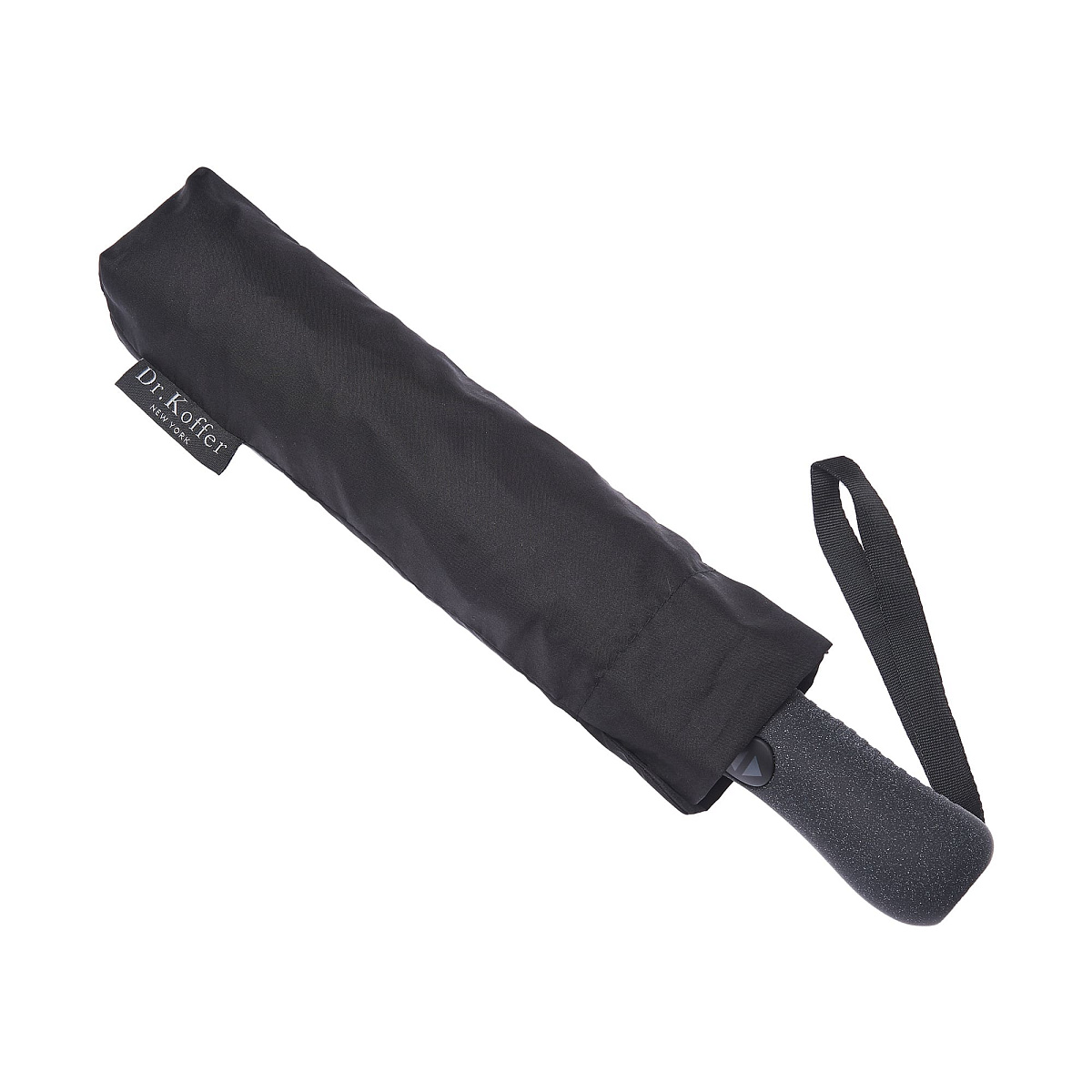 Черный мужской зонт автомат  Dr.Koffer