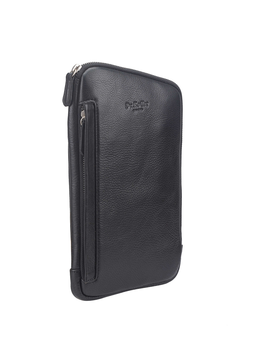 Рюкзак Dr. Koffer из натуральной кожи черный