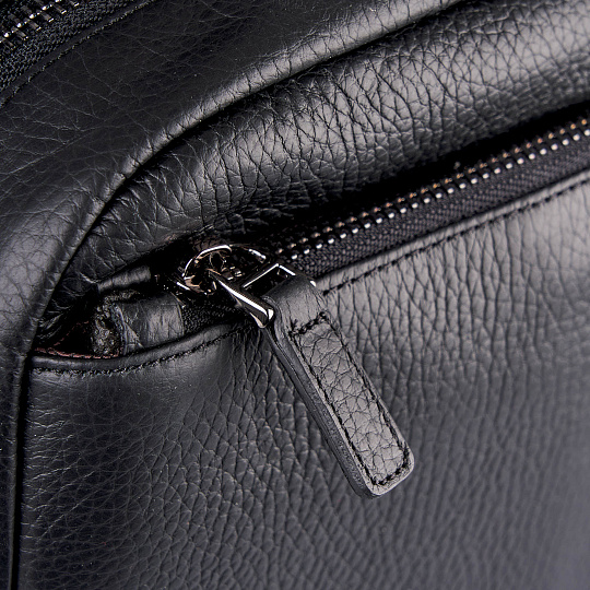 Рюкзак Dr. Koffer из натуральной кожи черный